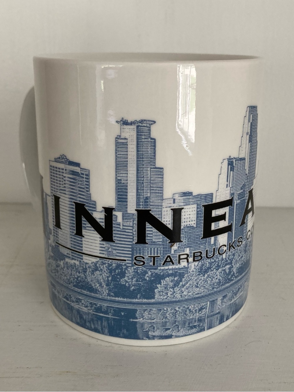 Starbucks | Skyline Series Minneapolis Blue and White City Mug